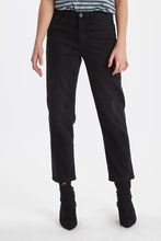 Load image into Gallery viewer, Straight Leg Jeans - Washed Black

