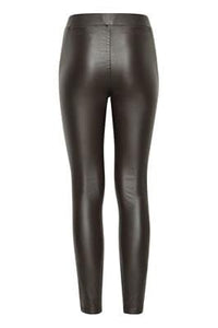 Brown coated Leggings