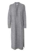 Load image into Gallery viewer, Grey longline cardigan
