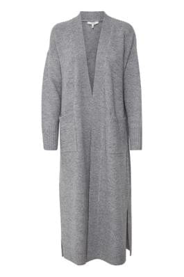 Grey longline cardigan