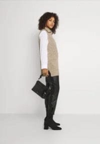 Faux Leather Joggers