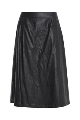Faux leather A line skirt