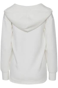 White Modal Hoodie