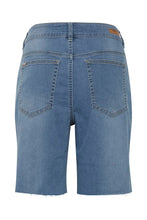 Load image into Gallery viewer, Pale blue  Denim Shorts
