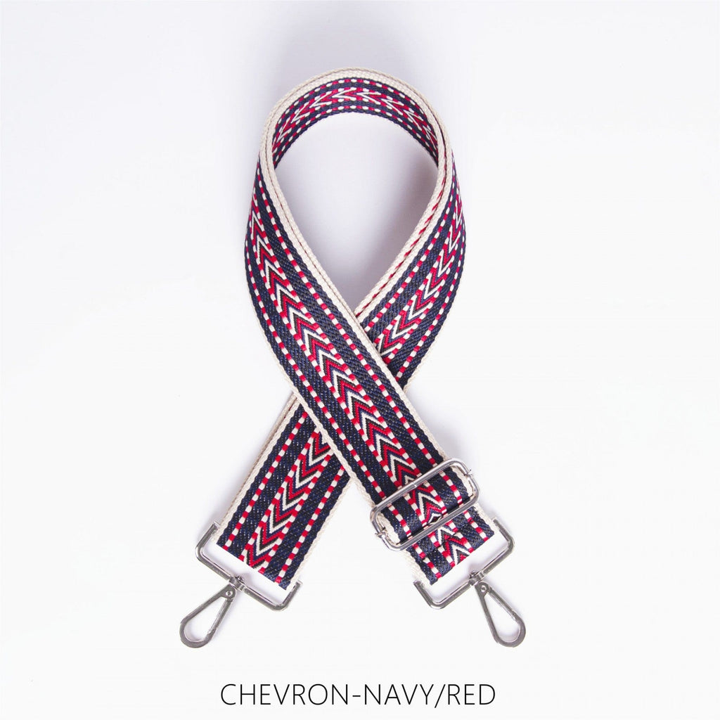 Leather Cross Body Bag - Navy