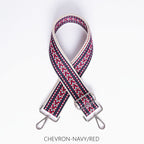 Leather Cross Body Bag - Navy