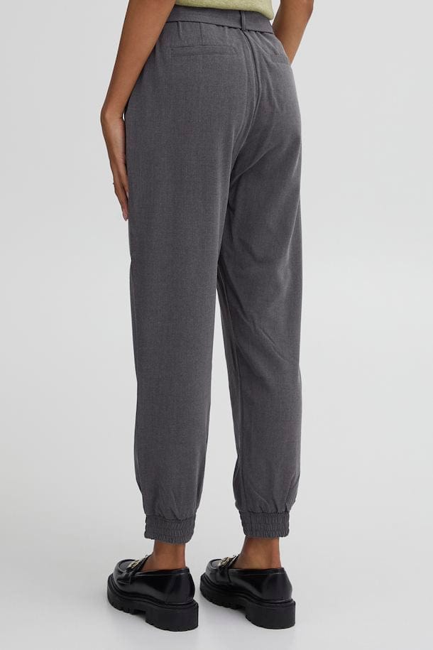 Grey Cuff Pants