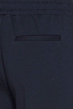 Load image into Gallery viewer, Navy Cropped Jersey Trousers
