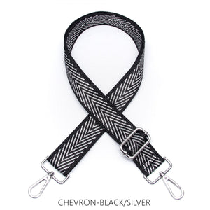 Leather Cross Body Bag - Silver