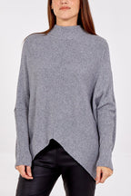 Cut out hem jumper