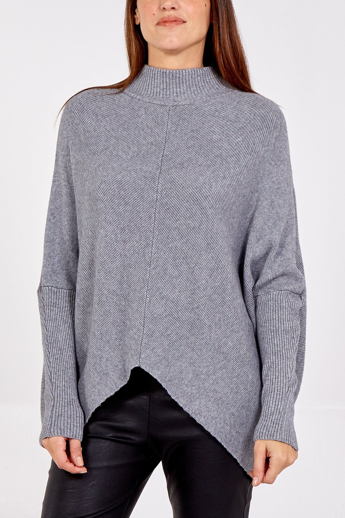 Cut out hem jumper
