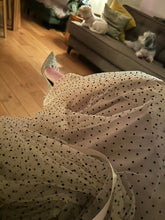 Load image into Gallery viewer, The Carrie  Skirt - Beige with Black Polka Dots
