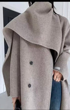 Load image into Gallery viewer, Scarf, Shawl Collar Coat
