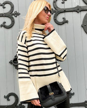 Load image into Gallery viewer, Breton Jumper - Cream/Black
