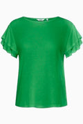T shirt with floaty sleeves - Green