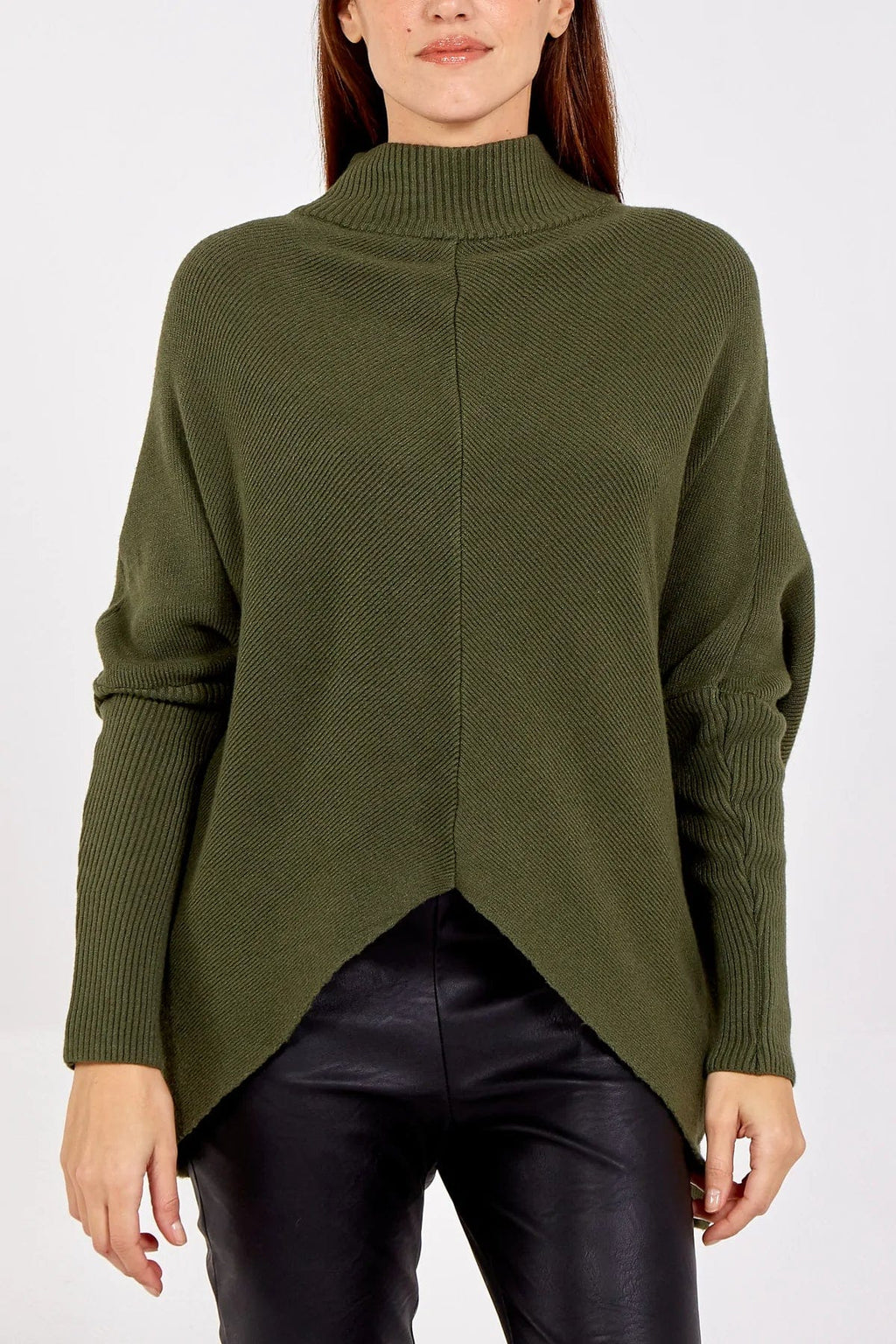 Cut out hem jumper