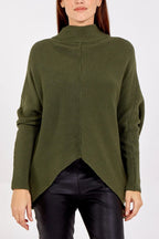 Cut out hem jumper