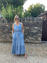 Load image into Gallery viewer, Soft Denim sundress
