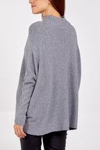 Cut out hem jumper