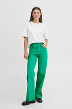 Load image into Gallery viewer, Green Wide Leg Jeans
