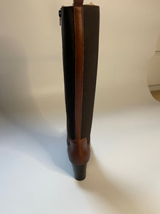 Tan Leather Knee Length Boots