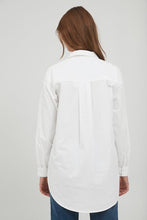 Load image into Gallery viewer, White longline shirt
