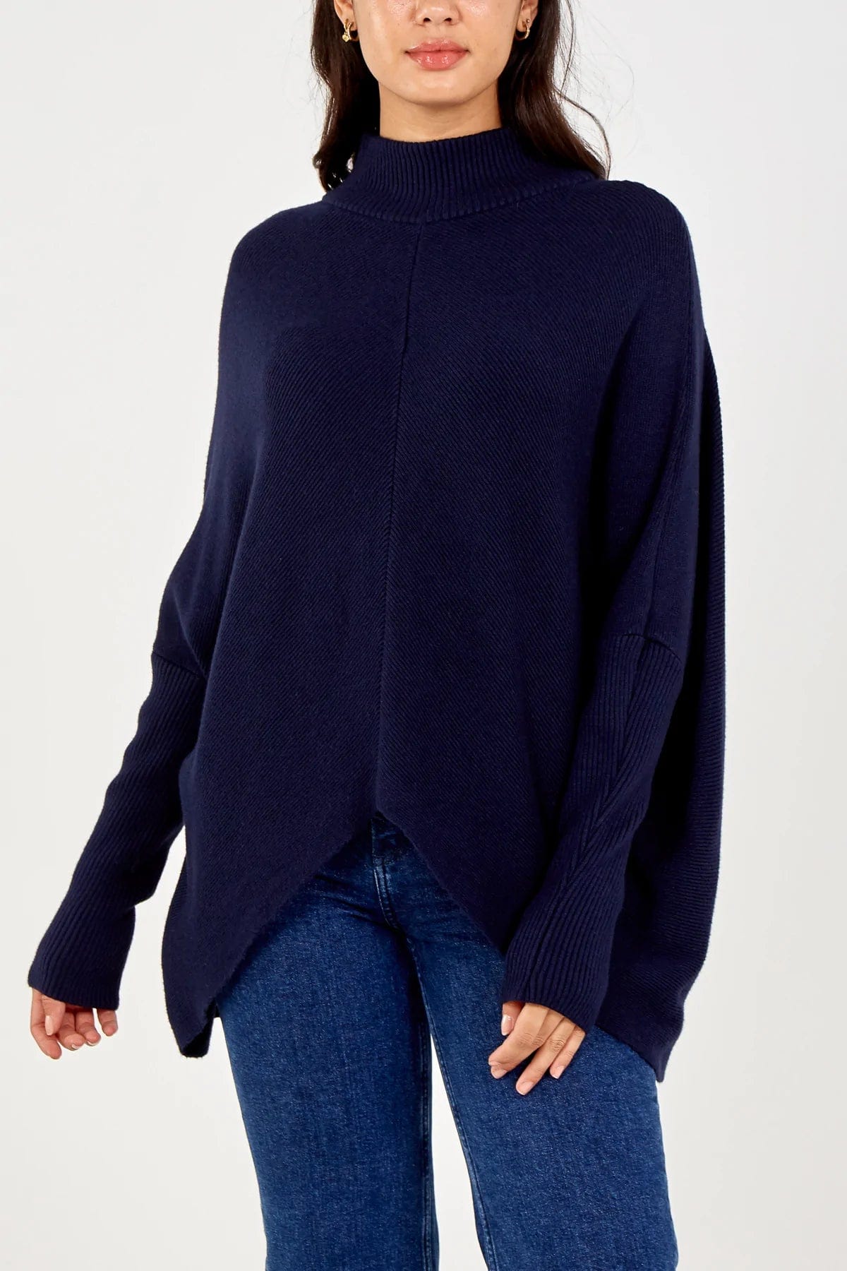 Cut out hem jumper