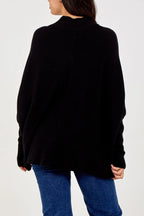 Cut out hem jumper