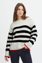 Load image into Gallery viewer, Stripe Jumper with Orange Edging
