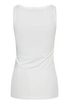 White Vest With Satin Edge
