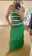 Load image into Gallery viewer, Tiered Torn Silk Skirt
