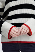 Load image into Gallery viewer, Stripe Jumper with Orange Edging
