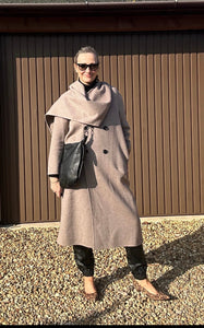 Scarf, Shawl Collar Coat