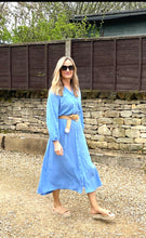 Load image into Gallery viewer, Ultramarine Shirt Dress

