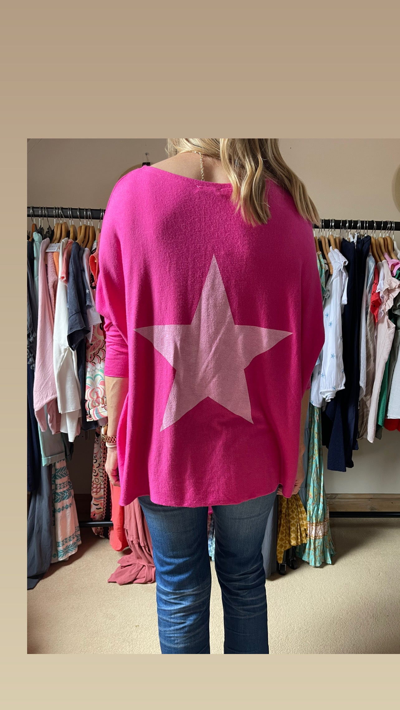 sweater with Star back -