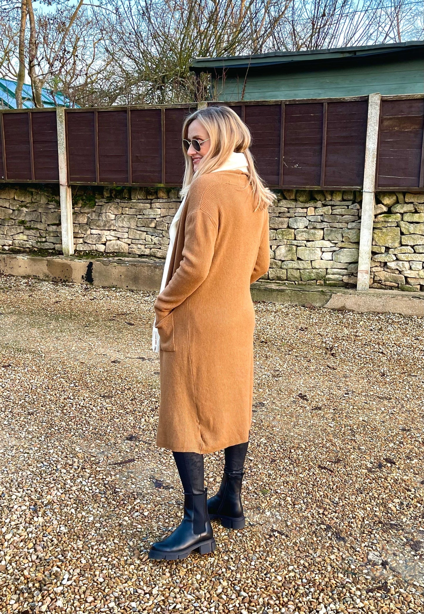 Classic Camel Cardigan