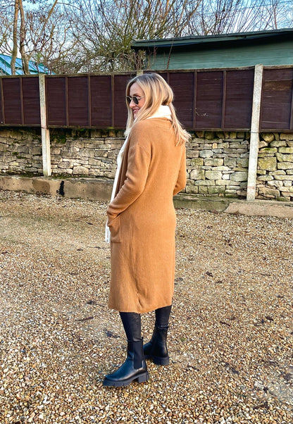 Classic Camel Cardigan