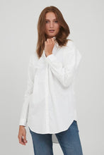 Load image into Gallery viewer, White longline shirt
