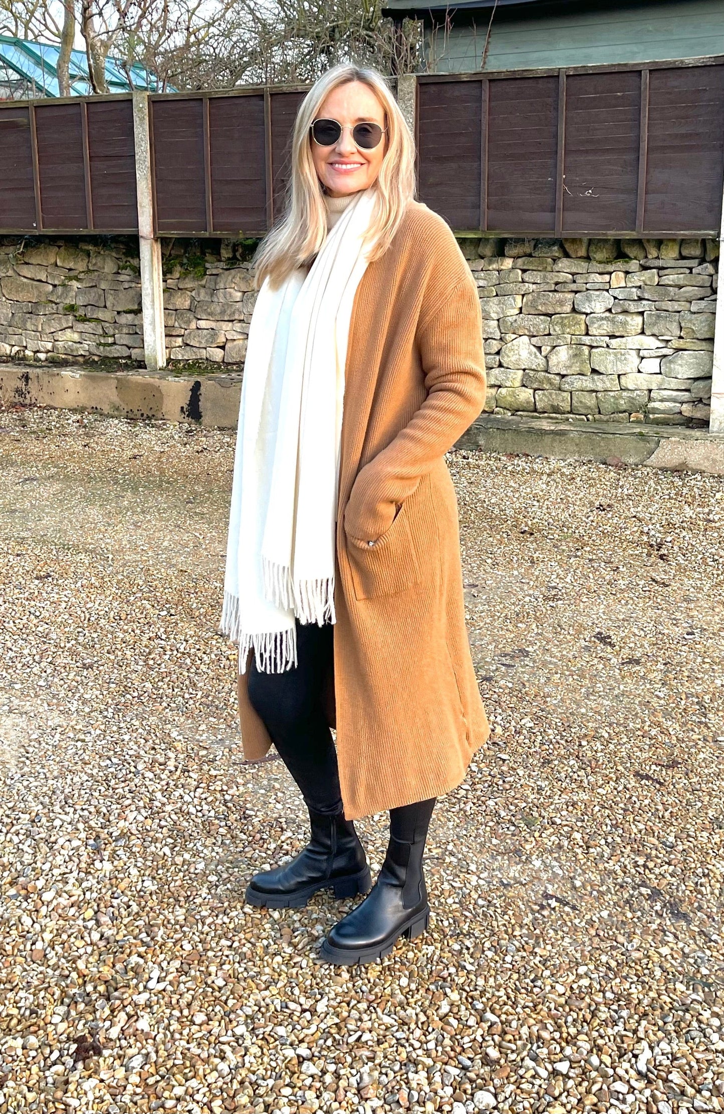 Classic Camel Cardigan