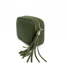 Load image into Gallery viewer, Leather Cross Body Bag -khaki
