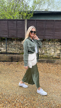 Load image into Gallery viewer, Satin Slip Skirt - khaki
