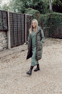 Quilted Gilet - Olive