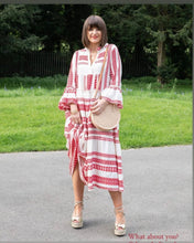 Load image into Gallery viewer, Aztec maxi dress - Red

