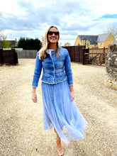 Load image into Gallery viewer, Tulle Skirt - Denim Blue
