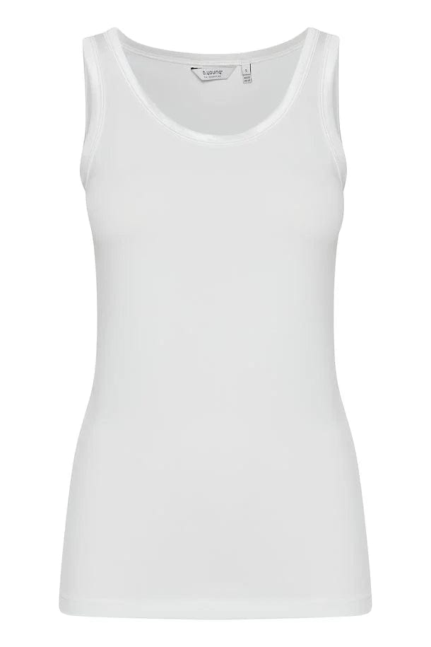 White Vest With Satin Edge