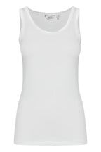 White Vest With Satin Edge