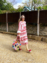 Load image into Gallery viewer, Aztec maxi dress - Red
