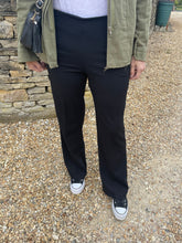 Load image into Gallery viewer, Black Trousers with gold buttons
