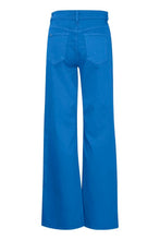 Load image into Gallery viewer, Bright Blue Wide Leg Jeans
