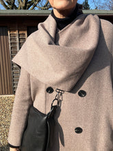 Load image into Gallery viewer, Scarf, Shawl Collar Coat
